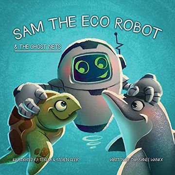 portada Sam the Eco Robot & the Ghost Nets (en Inglés)