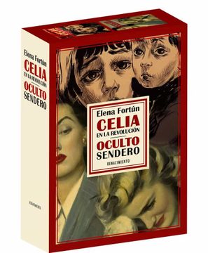 portada Estuche Elena Fortún: Celia en la Revolución 2ed + Oculto Sendero (in Spanish)