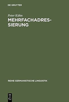portada Mehrfachadressierung (Reihe Germanistische Linguistik)