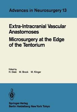 portada extra-intracranial vascular anastomoses microsurgery at the edge of the tentorium