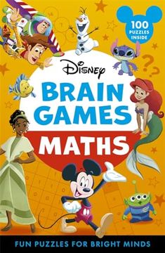 portada Disney Brain Games: Maths (en Inglés)