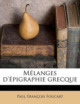portada M Langes D' Pigraphie Grecque (en Francés)