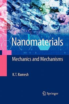 portada nanomaterials: mechanics and mechanisms (en Inglés)
