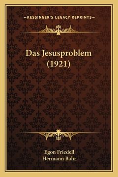 portada Das Jesusproblem (1921) (en Alemán)