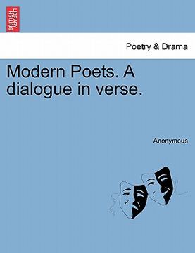 portada modern poets. a dialogue in verse. (in English)