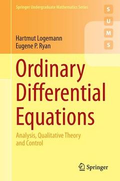 portada Ordinary Differential Equations: Analysis, Qualitative Theory and Control (en Inglés)