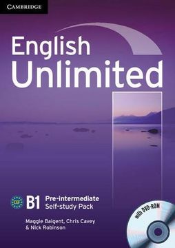 portada English Unlimited Pre-Intermediate Self-Study Pack (Workbook With Dvd-Rom) (in English)