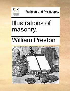 portada illustrations of masonry. (en Inglés)