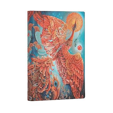 portada Paperblanks | Firebird | Birds of Happiness | Softcover Flexi | Mini | Lined | 208 pg | 80 gsm (en Inglés)