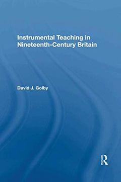 portada Instrumental Teaching in Nineteenth-Century Britain (en Inglés)