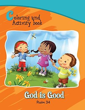 portada Psalm 34 Coloring and Activity Book: God is Good (Bible Chapters for Kids)