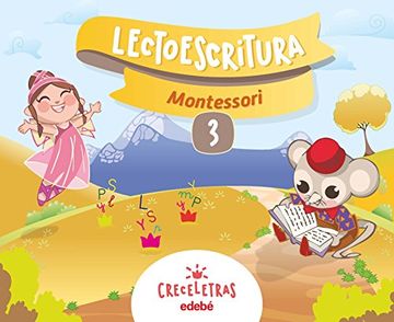 portada CRECELETRAS LECTOESCRITURA 3 MONTESSORI