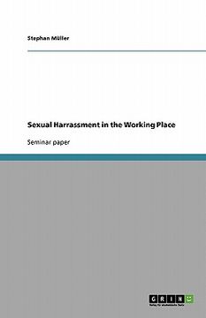 portada sexual harrassment in the working place (en Inglés)