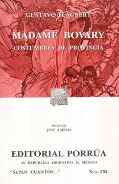 portada Madame Bovary. Costumbres de Provincia (in Spanish)
