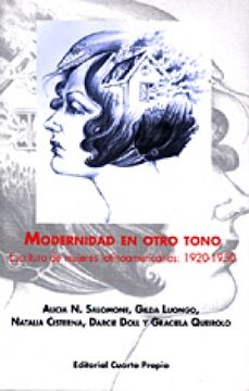 portada modernidad en otro  tono. escritura de mujeres latinoamericanas: 1920-1950