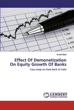 portada Effect Of Demonetization On Equity Growth Of Banks (en Inglés)