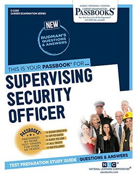 portada Supervising Security Officer (Career Examination) (en Inglés)