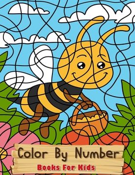 portada Color By Number Book For Kids: Animals Color By Number Activity For Kids Fun & Learning Ages 4-8, 6-8, 8-12 (en Inglés)