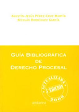 portada Guia Bibliografica De Derecho Procesal