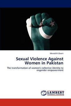 portada sexual violence against women in pakistan (en Inglés)