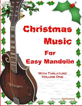 portada Christmas Music for Easy Mandolin with Tablature (en Inglés)