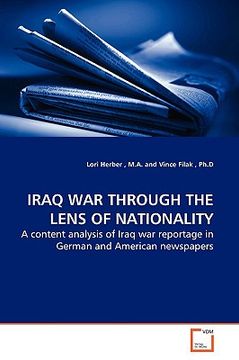 portada iraq war through the lens of nationality (en Inglés)