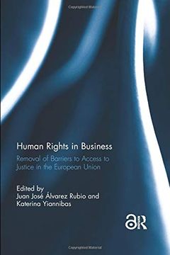 portada Human Rights in Business: Removal of Barriers to Access to Justice in the European Union (in English)