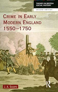 portada Crime in Early Modern England 1550-1750 (Themes in British Social History)