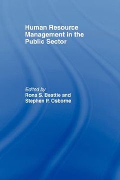 portada human resource management in the public sector (en Inglés)