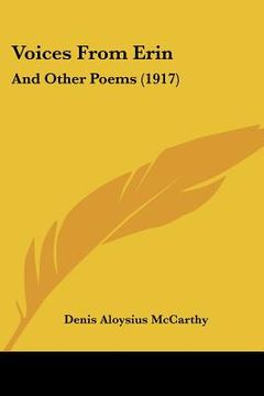 portada voices from erin: and other poems (1917) (in English)