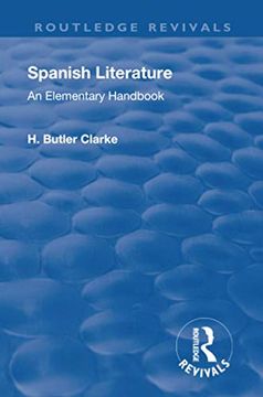 portada Revival: Spanish Literature: An Elementary Handbook (1921): An Elementary Handbook (en Inglés)