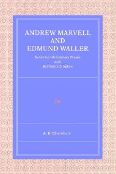 portada andrew marvell and edmund waller (en Inglés)