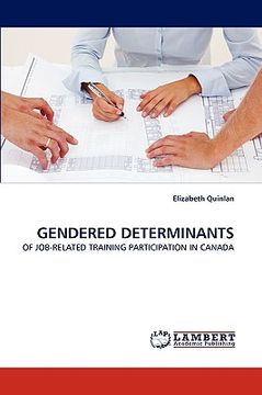 portada gendered determinants (en Inglés)