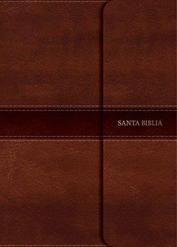 portada Santa Biblia / Holy Bible: Reina Valera 1960 Biblia Marrón Con Índice Y Cierre / Brown Imitation Leather