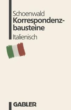 portada Korrespondenzbausteine Italienisch: Übersetzt Von Maria Cristina Prischich (en Alemán)
