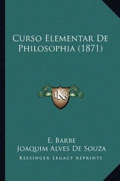 portada Curso Elementar de Philosophia (1871)