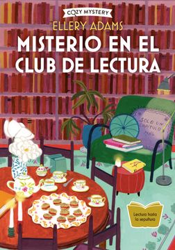 portada Misterio en el Club de Lectura (Serie Secretos, Libros y Bollos 1 ) (Coleccion Cozy Mystery)