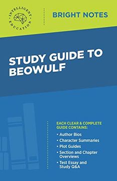 portada Study Guide to Beowulf (Bright Notes) (en Inglés)