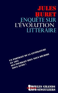 portada Enquete sur l'evolution litteraire (in French)