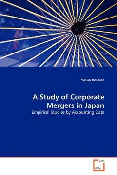portada a study of corporate mergers in japan (en Inglés)