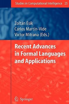 portada recent advances in formal languages and applications