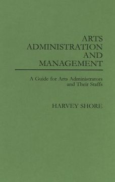 portada arts administration and management (en Inglés)