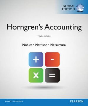 portada Horngren's Accounting, Global Edition 
