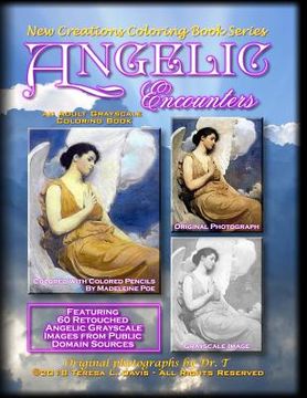 portada New Creations Coloring Book Series: Angelic Encounters (en Inglés)