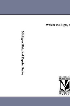 portada which: the right, or the left? (en Inglés)