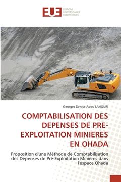 portada Comptabilisation Des Depenses de Pre-Exploitation Minieres En Ohada (in French)