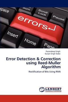 portada error detection & correction using reed-muller algorithm (en Inglés)