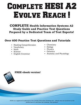 portada Complete HESI Evolve Reach: HESI Evolve Reach Study Guide with Practice Test Questions