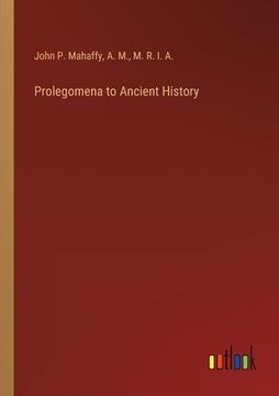 portada Prolegomena to Ancient History 