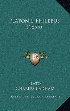 portada platonis philebus (1855) (en Inglés)